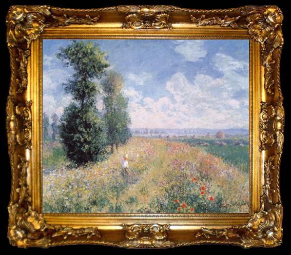 framed  Claude Monet Poplars near Argenteuil, ta009-2